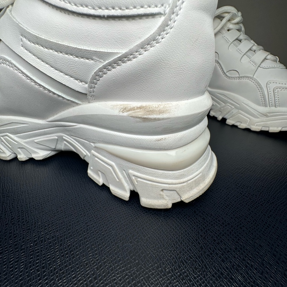 White Platform Chunky Sneakers - Picture 7 of 8